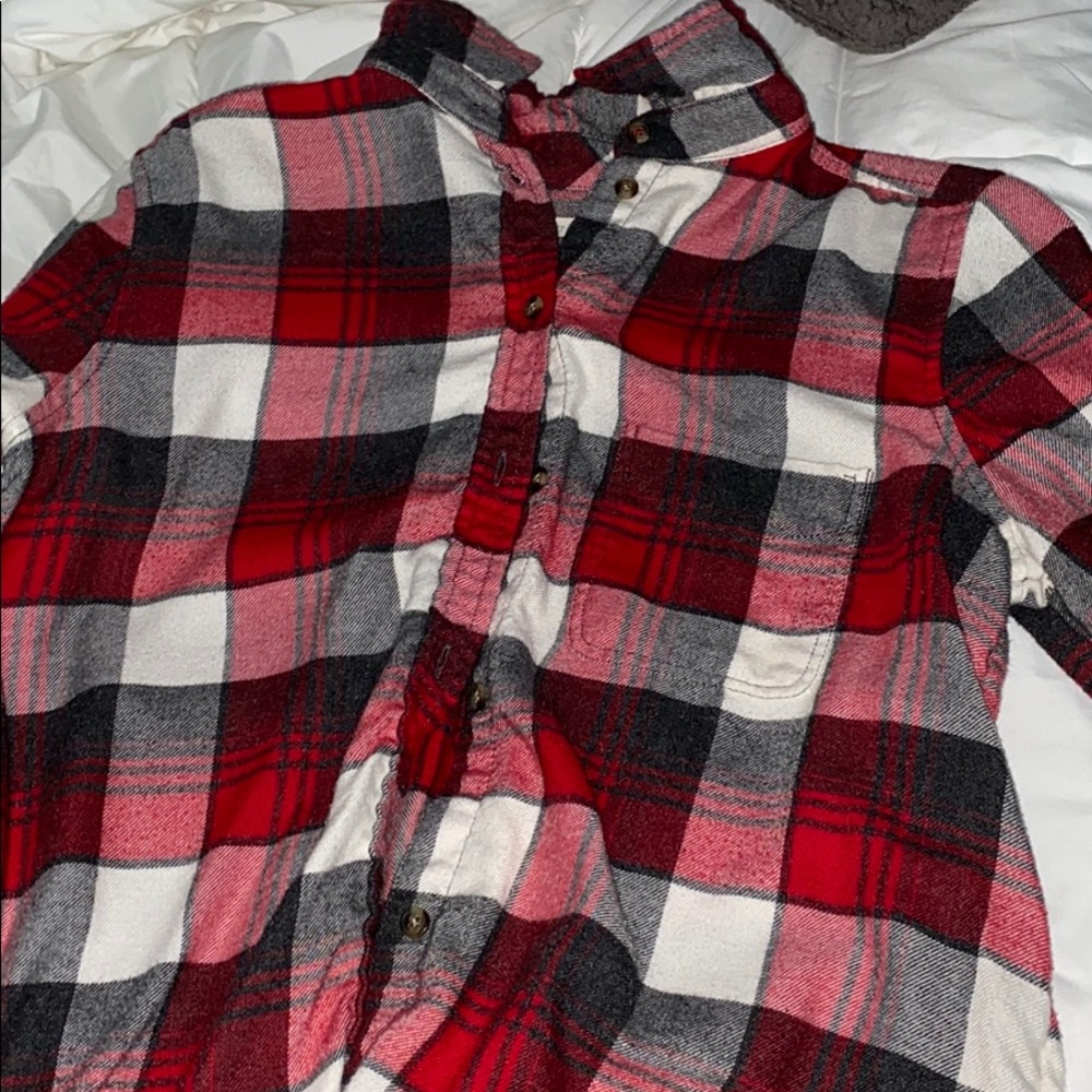 boyfriend fit american eagle flannel